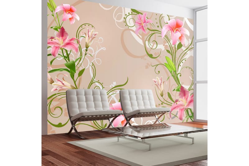 Valokuvatapetti Subtle Beauty Of The Lilies 400x280, Artgeist sp. z o. o.