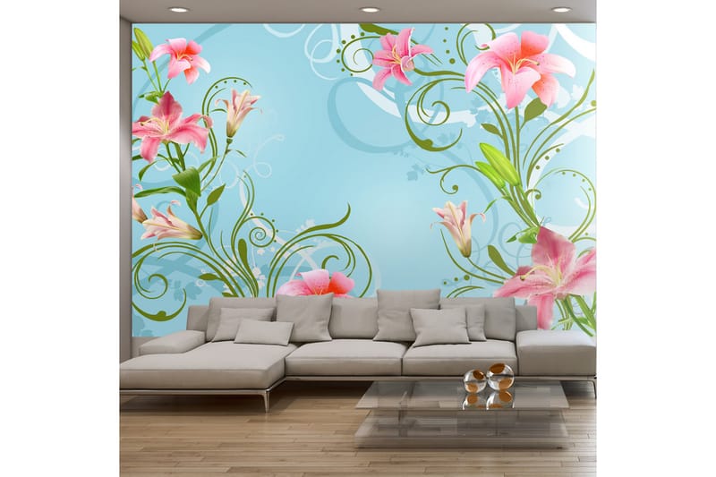 Valokuvatapetti Subtle Beauty Of The Lilies II 300x210 - Artgeist sp. z o. o. - Sisustustuotteet - Seinäkoristeet - Tapetit - Valokuvatapetit