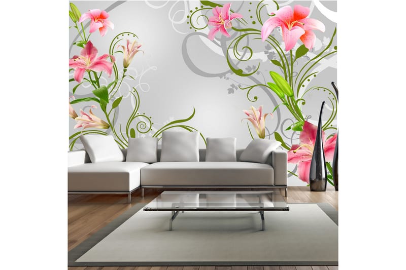 Valokuvatapetti Subtle Beauty Of The Lilies III 250x175 - Artgeist sp. z o. o. - Sisustustuotteet - Seinäkoristeet - Tapetit - Valokuvatapetit