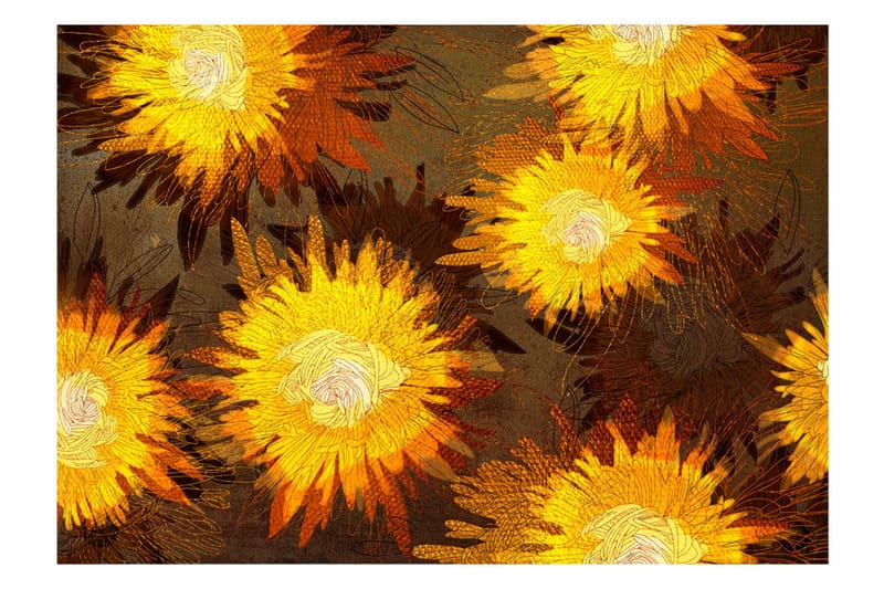 Valokuvatapetti Sunflower Dance 250x175, Artgeist sp. z o. o.