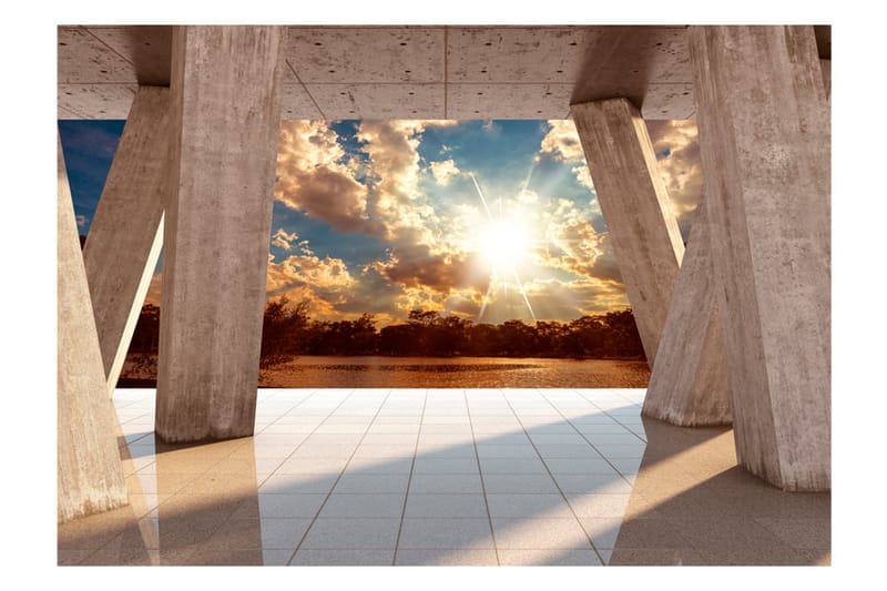 Valokuvatapetti Sunny Promenade 300x210 - Artgeist sp. z o. o. - Sisustustuotteet - Seinäkoristeet - Tapetit - Valokuvatapetit