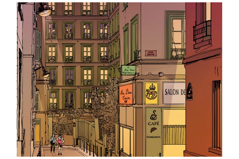 Valokuvatapetti Supper Paris 400x309, Artgeist sp. z o. o.