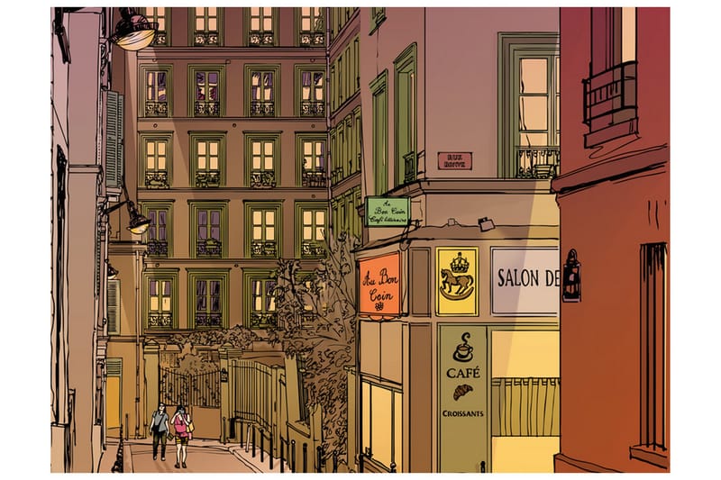 Valokuvatapetti Supper Paris 300x231, Artgeist sp. z o. o.