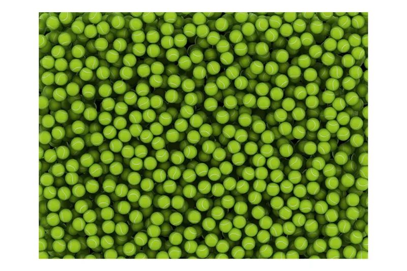 Valokuvatapetti Tennispallot Tausta 250x193, Artgeist sp. z o. o.