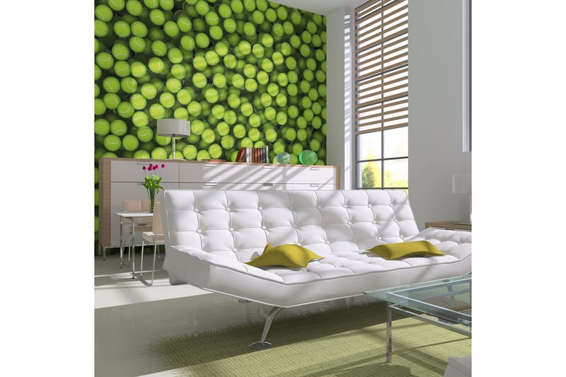 Valokuvatapetti Tennispallot tausta 350x270 - Artgeist sp. z o. o. - Sisustustuotteet - Seinäkoristeet - Tapetit - Valokuvatapetit