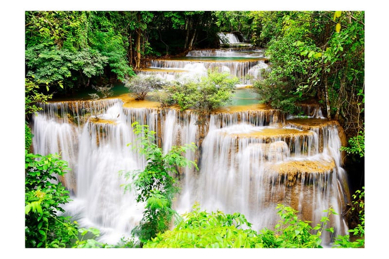 Valokuvatapetti Thai Waterfall 300x210 - Artgeist sp. z o. o. - Sisustustuotteet - Seinäkoristeet - Tapetit - Valokuvatapetit