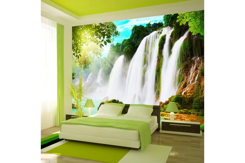 Valokuvatapetti The Beauty Of Nature Waterfall 350x245, Artgeist sp. z o. o.