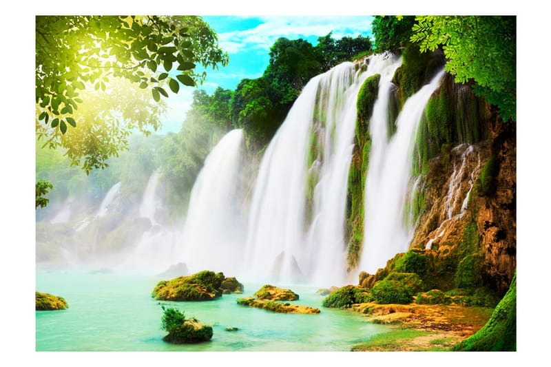 Valokuvatapetti The Beauty Of Nature Waterfall 350x245 - Artgeist sp. z o. o. - Sisustustuotteet - Seinäkoristeet - Tapetit - Valokuvatapetit