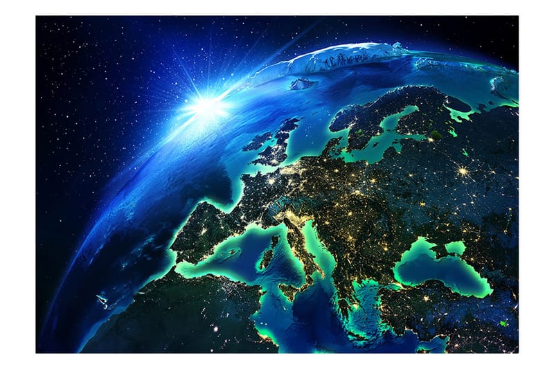 Valokuvatapetti The Blue Planet 250x175 - Artgeist sp. z o. o. - Sisustustuotteet - Seinäkoristeet - Tapetit - Valokuvatapetit