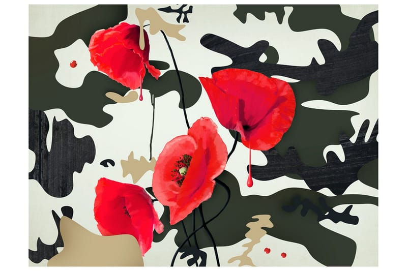 Valokuvatapetti The Flowers Of War 350x270 - Artgeist sp. z o. o. - Sisustustuotteet - Seinäkoristeet - Tapetit - Valokuvatapetit