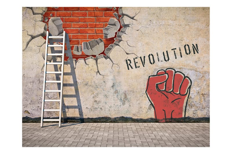 Valokuvatapetti The Invisible Revolution 300x231 - Artgeist sp. z o. o. - Sisustustuotteet - Seinäkoristeet - Tapetit - Valokuvatapetit