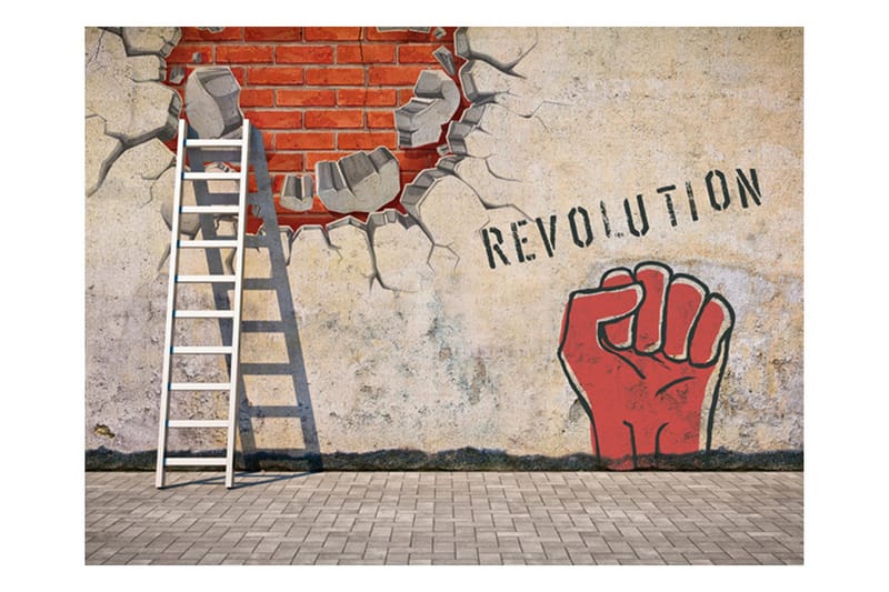 Valokuvatapetti The Invisible Revolution 300x231 - Artgeist sp. z o. o. - Sisustustuotteet - Seinäkoristeet - Tapetit - Valokuvatapetit