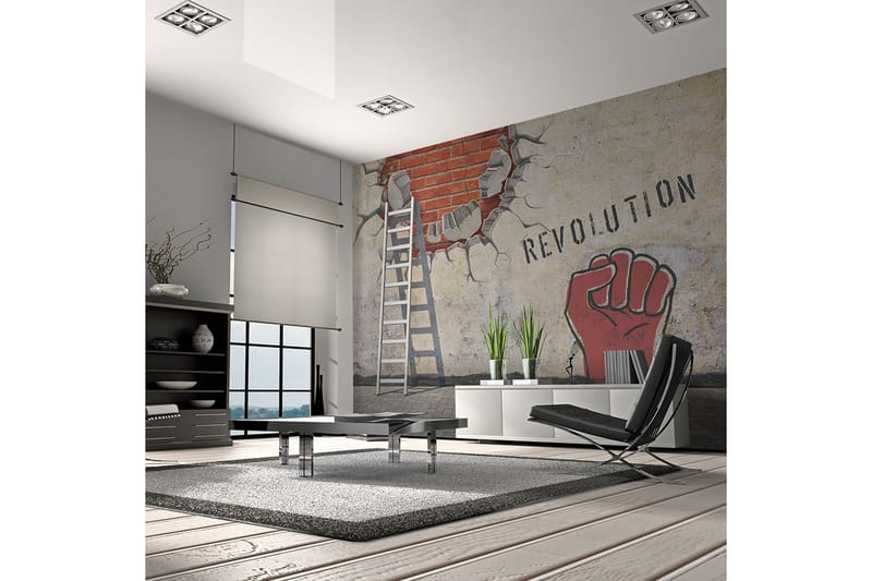 Valokuvatapetti The Invisible Revolution 300x231 - Artgeist sp. z o. o. - Sisustustuotteet - Seinäkoristeet - Tapetit - Valokuvatapetit