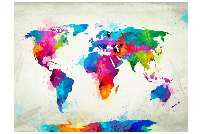 Valokuvatapetti The Map Of Happiness 400x309, Artgeist sp. z o. o.
