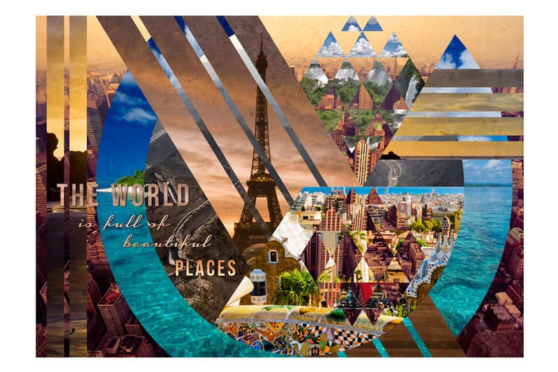 Valokuvatapetti The World 200x140 - Artgeist sp. z o. o. - Sisustustuotteet - Seinäkoristeet - Tapetit - Valokuvatapetit