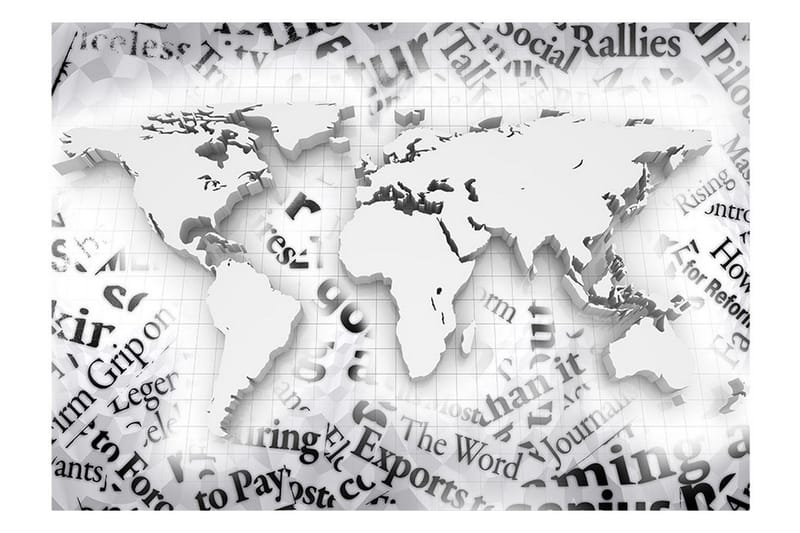 Valokuvatapetti The World Of Newspapers 300x210 - Artgeist sp. z o. o. - Sisustustuotteet - Seinäkoristeet - Tapetit - Valokuvatapetit