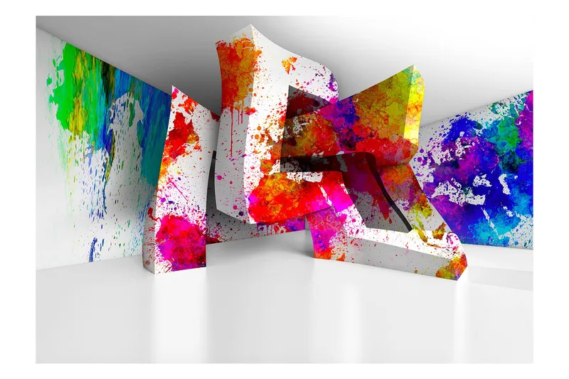 Valokuvatapetti Three-Dimensional Shapes 400x280, Artgeist sp. z o. o.