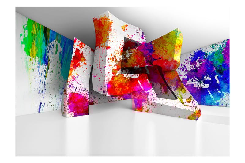 Valokuvatapetti Three-Dimensional Shapes 400x280 - Artgeist sp. z o. o. - Sisustustuotteet - Seinäkoristeet - Tapetit - Valokuvatapetit