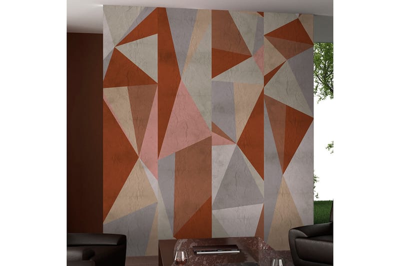 Valokuvatapetti Triangles Composition 50x1000, Artgeist sp. z o. o.
