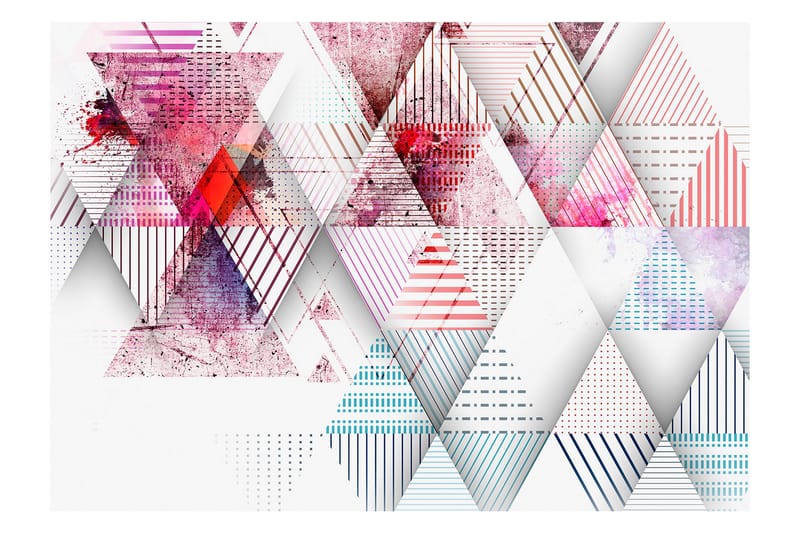 Valokuvatapetti Triangular World 100x70 - Artgeist sp. z o. o. - Sisustustuotteet - Seinäkoristeet - Tapetit - Valokuvatapetit