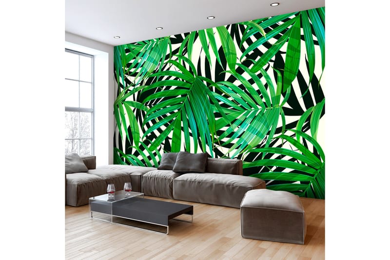 Valokuvatapetti Tropical Leaves 150x105 - Artgeist sp. z o. o. - Sisustustuotteet - Seinäkoristeet - Tapetit - Valokuvatapetit