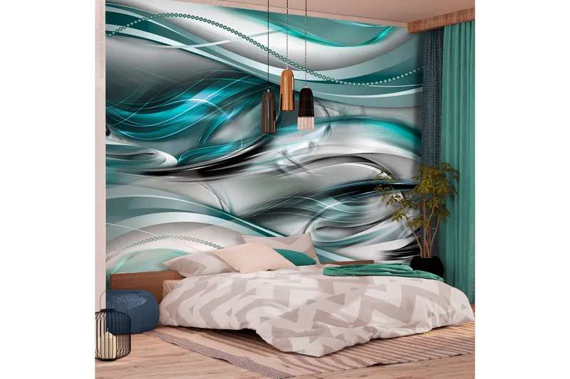 Valokuvatapetti Tunnels Green 350x245 - Artgeist sp. z o. o. - Sisustustuotteet - Seinäkoristeet - Tapetit - Valokuvatapetit