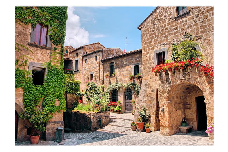 Valokuvatapetti Tuscan Alley 150x105 - Artgeist sp. z o. o. - Sisustustuotteet - Seinäkoristeet - Tapetit - Valokuvatapetit