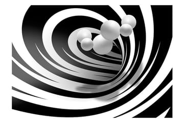 Valokuvatapetti Twisted In Black & White 150x105 - Artgeist sp. z o. o. - Sisustustuotteet - Seinäkoristeet - Tapetit - Valokuvatapetit