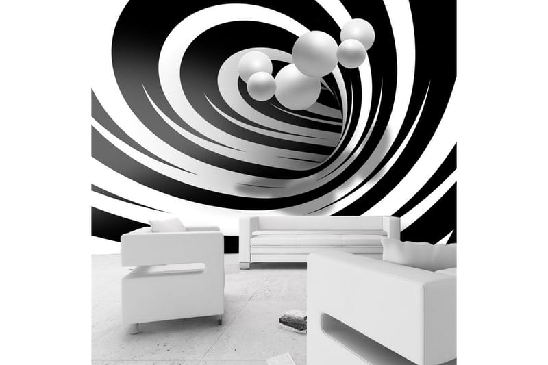 Valokuvatapetti Twisted In Black & White 350x245, Artgeist sp. z o. o.