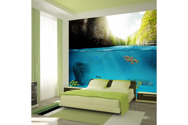 Valokuvatapetti Under The Waterline 250x175 - Artgeist sp. z o. o. - Sisustustuotteet - Seinäkoristeet - Tapetit - Valokuvatapetit