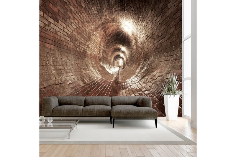 Valokuvatapetti Underground Corridor 200x140 - Artgeist sp. z o. o. - Sisustustuotteet - Seinäkoristeet - Tapetit - Valokuvatapetit