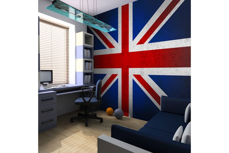 Valokuvatapetti Union Jack 350x270, Artgeist sp. z o. o.