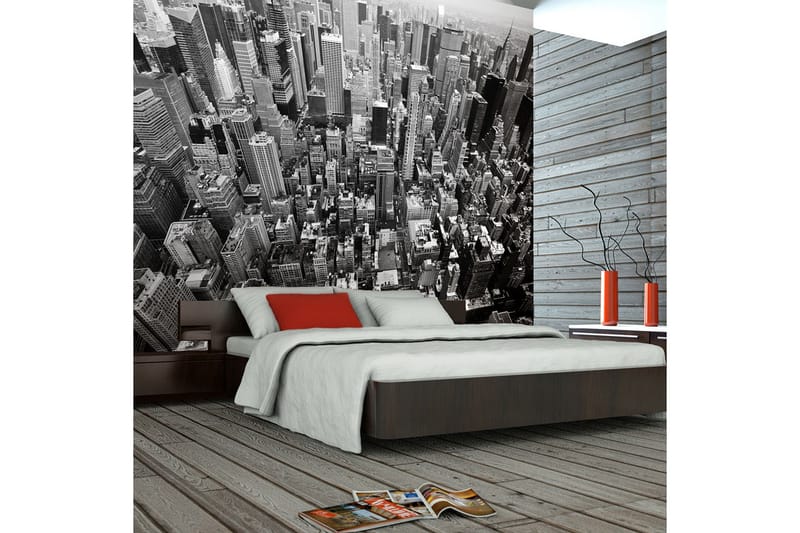 Valokuvatapetti Usa New York Musta ja valkoinen 350x270, Artgeist sp. z o. o.