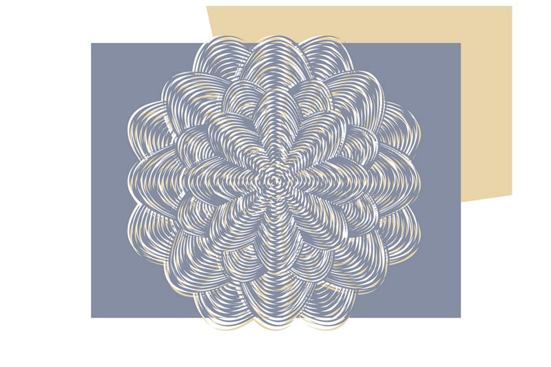 Valokuvatapetti Valkoinen Koriste 250x193, Artgeist sp. z o. o.