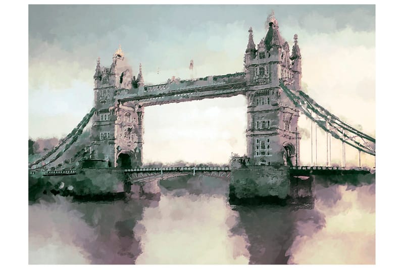 Valokuvatapetti Victorian Tower Bridge 350x270 - Artgeist sp. z o. o. - Sisustustuotteet - Seinäkoristeet - Tapetit - Valokuvatapetit