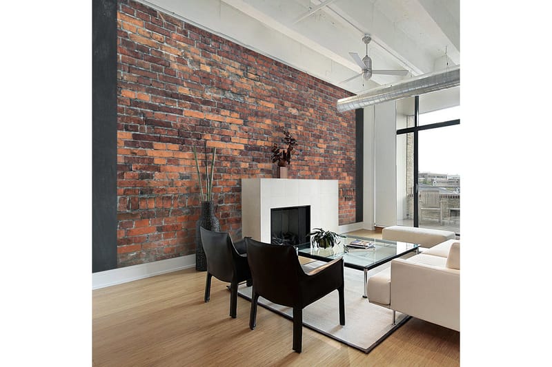 Valokuvatapetti Vintage Wall Red Brick 250x175, Artgeist sp. z o. o.