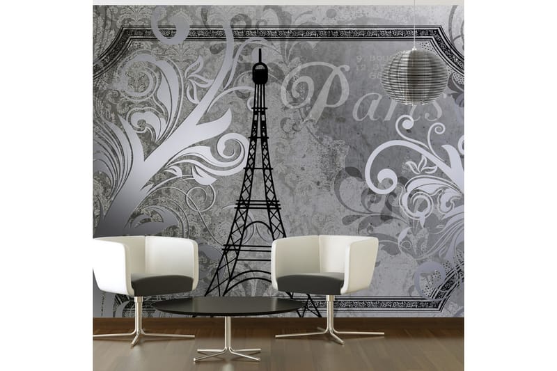 Valokuvatapetti Vintage Paris Silver 300x210 - Artgeist sp. z o. o. - Sisustustuotteet - Seinäkoristeet - Tapetit - Valokuvatapetit