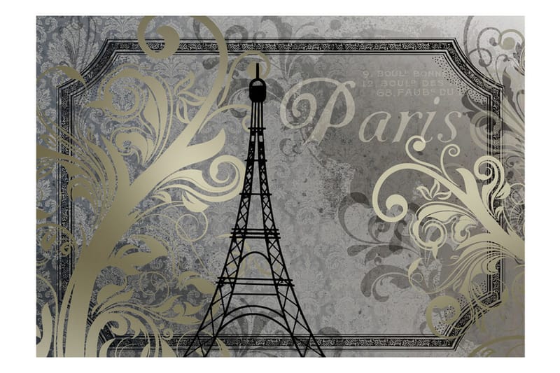 Valokuvatapetti Vintage Paris 250x175 - Artgeist sp. z o. o. - Sisustustuotteet - Seinäkoristeet - Tapetit - Valokuvatapetit