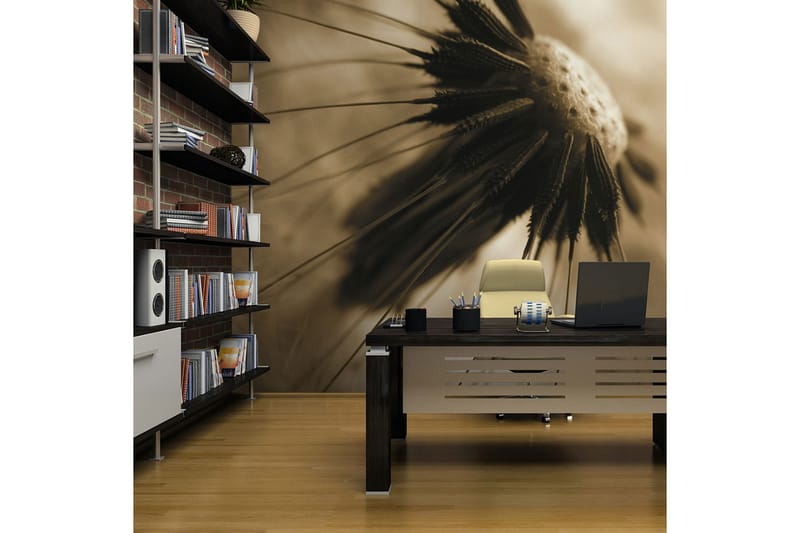 Valokuvatapetti Voikukka Sepia 350x270, Artgeist sp. z o. o.