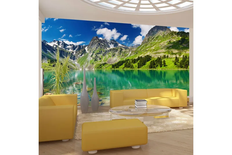 Valokuvatapetti Vuorijärvi 450x270, Artgeist sp. z o. o.