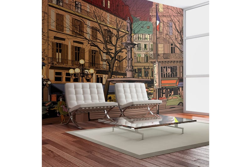 Valokuvatapetti Walk Through The French Square 400x309, Artgeist sp. z o. o.