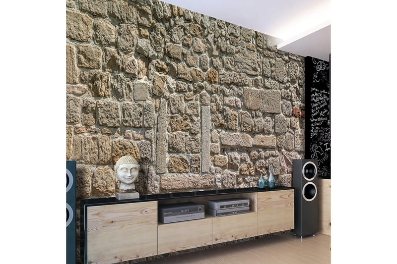 Valokuvatapetti Wall From Stones 150x105 - Artgeist sp. z o. o. - Sisustustuotteet - Seinäkoristeet - Tapetit - Valokuvatapetit