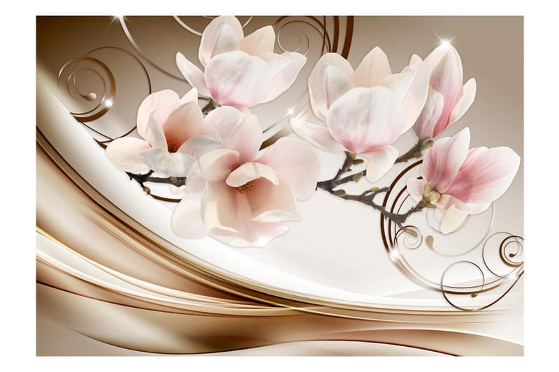 Valokuvatapetti Waves Of Magnolia 200x140 - Artgeist sp. z o. o. - Sisustustuotteet - Seinäkoristeet - Tapetit - Valokuvatapetit