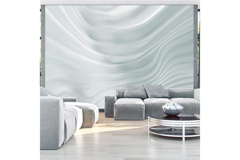 Valokuvatapetti Waving White 100x70, Artgeist sp. z o. o.