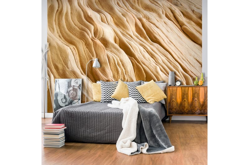 Valokuvatapetti Wavy Sandstone Forms 300x231 - Artgeist sp. z o. o. - Sisustustuotteet - Seinäkoristeet - Tapetit - Valokuvatapetit
