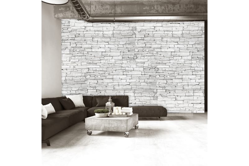 Valokuvatapetti White Brick 150x105 - Artgeist sp. z o. o. - Sisustustuotteet - Seinäkoristeet - Tapetit - Valokuvatapetit