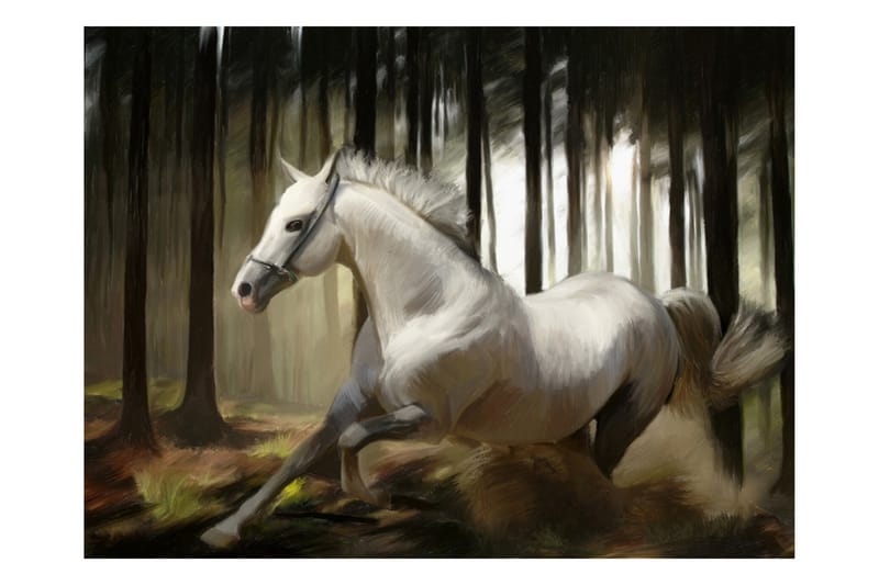 Valokuvatapetti White Chase 200x154 - Artgeist sp. z o. o. - Sisustustuotteet - Seinäkoristeet - Tapetit - Valokuvatapetit