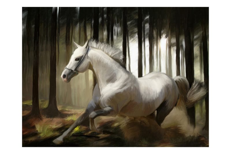 Valokuvatapetti White Chase 300x231 - Artgeist sp. z o. o. - Sisustustuotteet - Seinäkoristeet - Tapetit - Valokuvatapetit