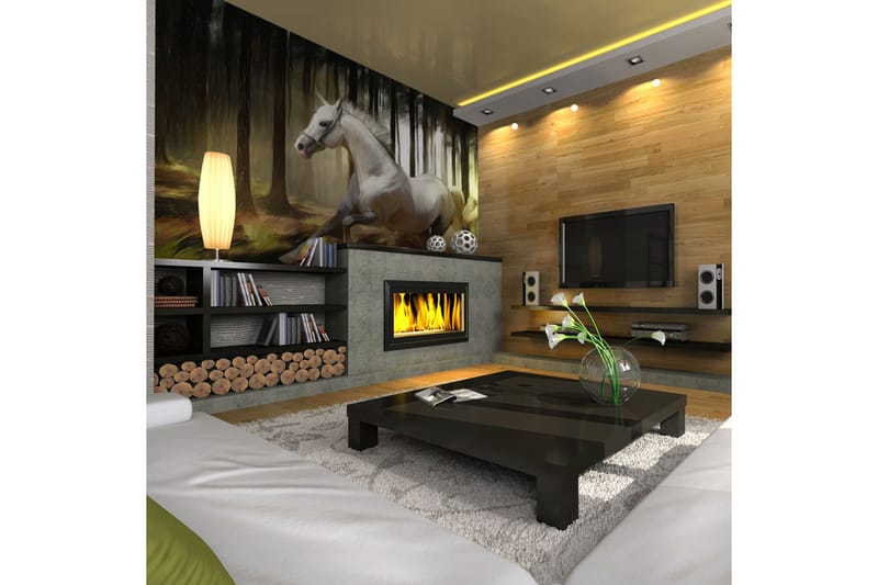 Valokuvatapetti White Chase 400x309, Artgeist sp. z o. o.