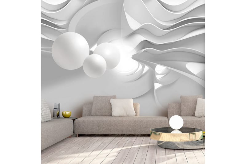 Valokuvatapetti White Corridors 300x210 - Artgeist sp. z o. o. - Sisustustuotteet - Seinäkoristeet - Tapetit - Valokuvatapetit